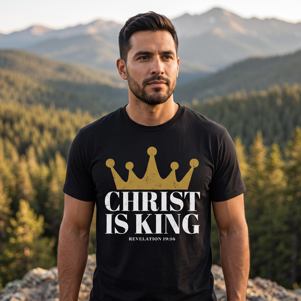 Christ Is King Premium Christian Tee