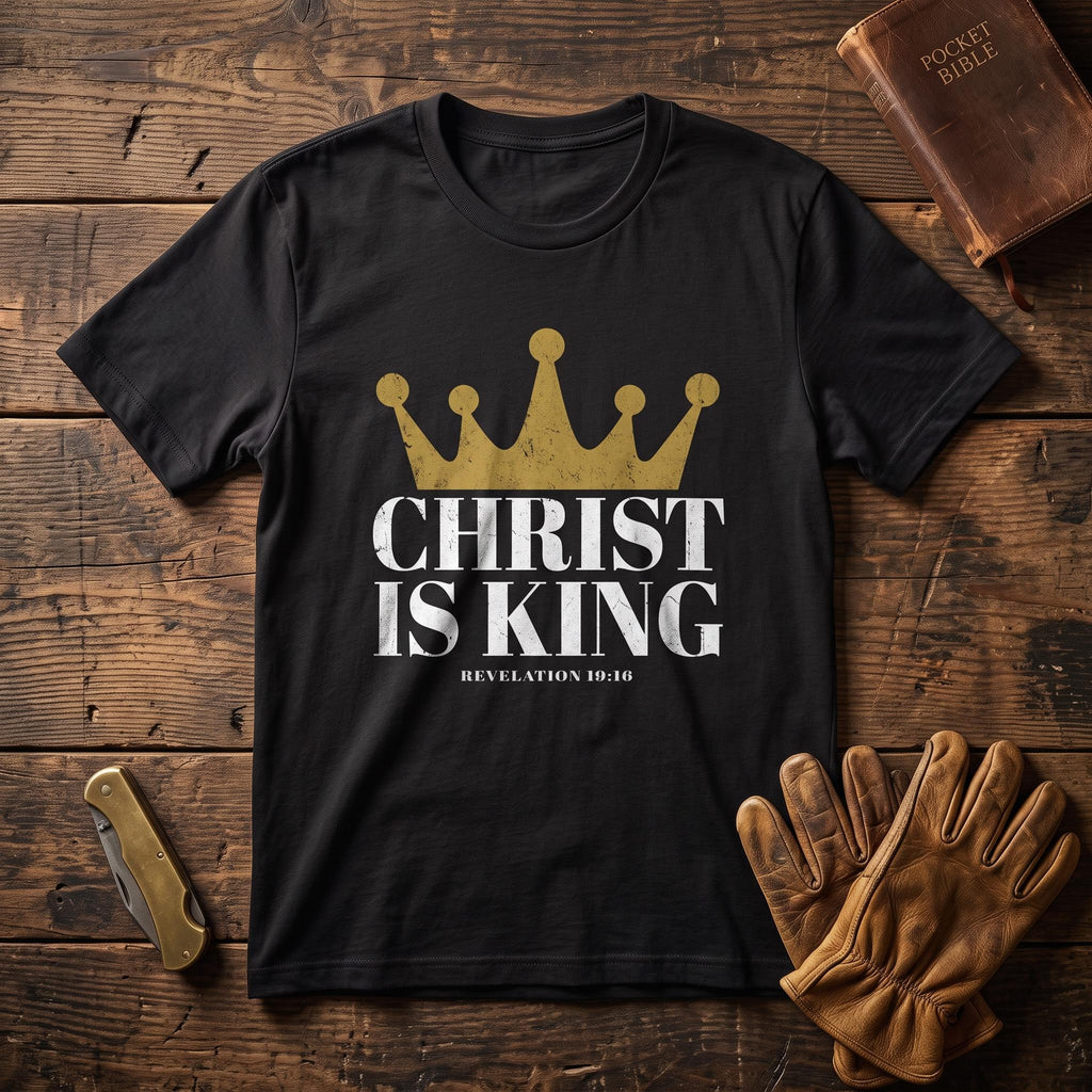 Christ Is King Premium Christian Tee
