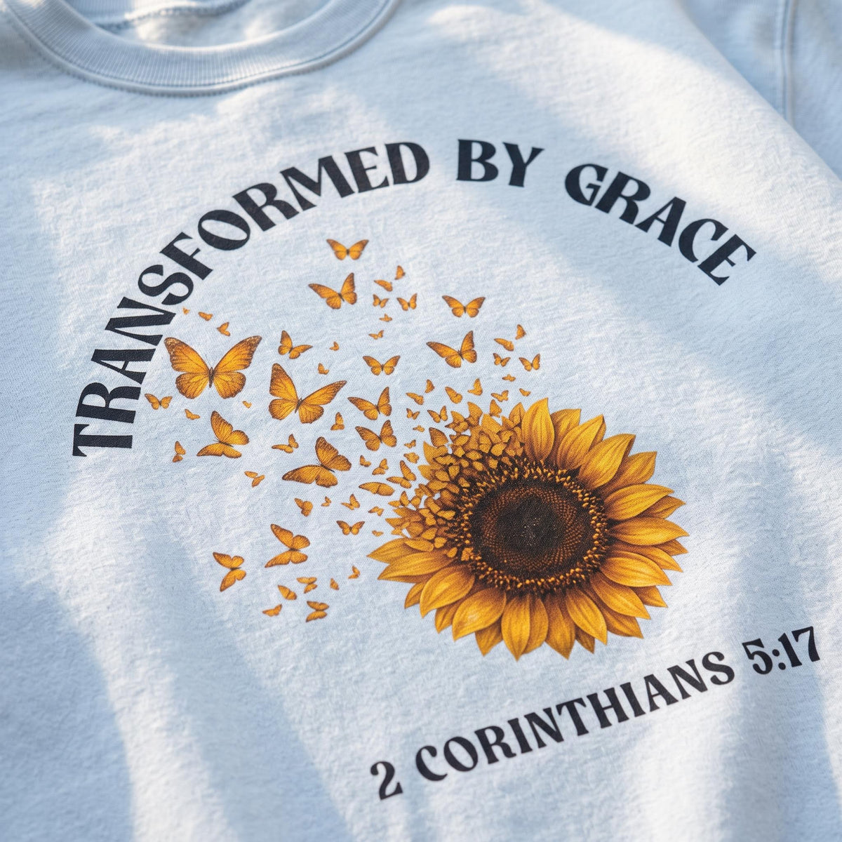 Transformed by Grace Women's Premium Crewneck