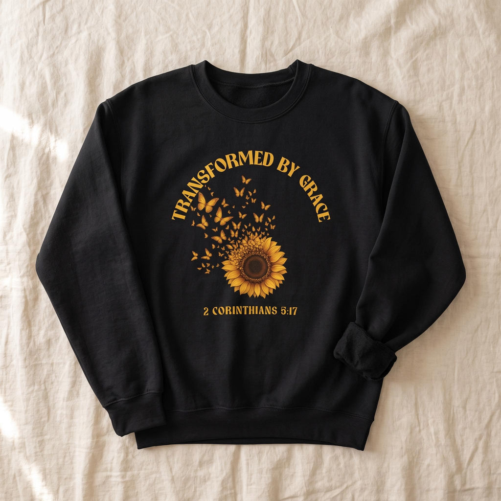 Transformed by Grace Women's Premium Crewneck