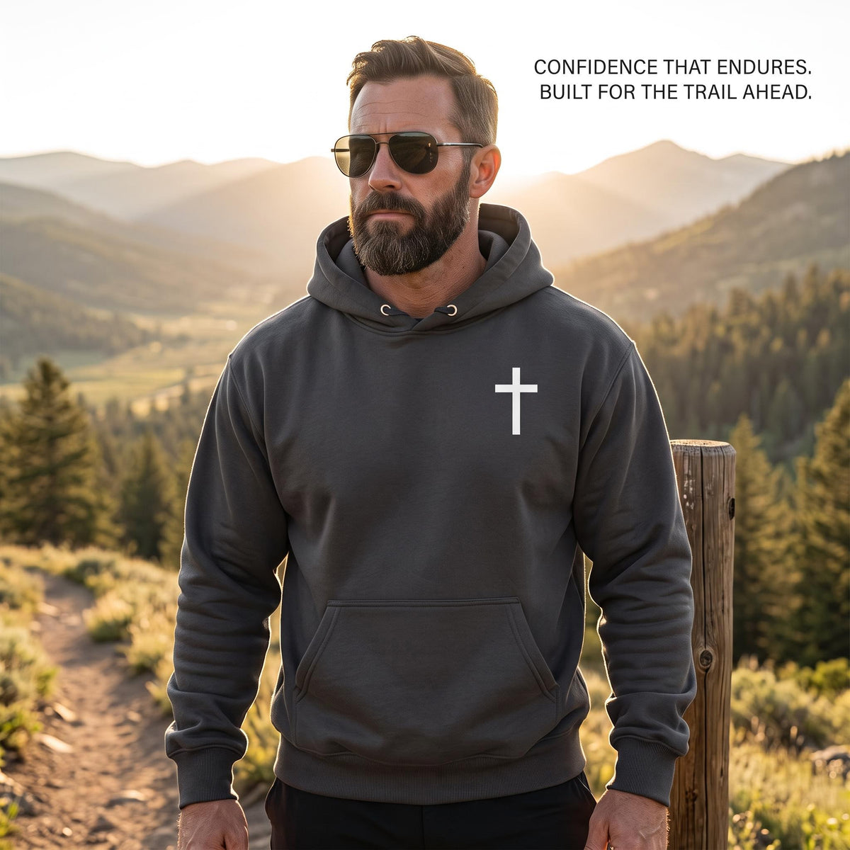 Cross Premium Heavyweight Men's Hoodie
