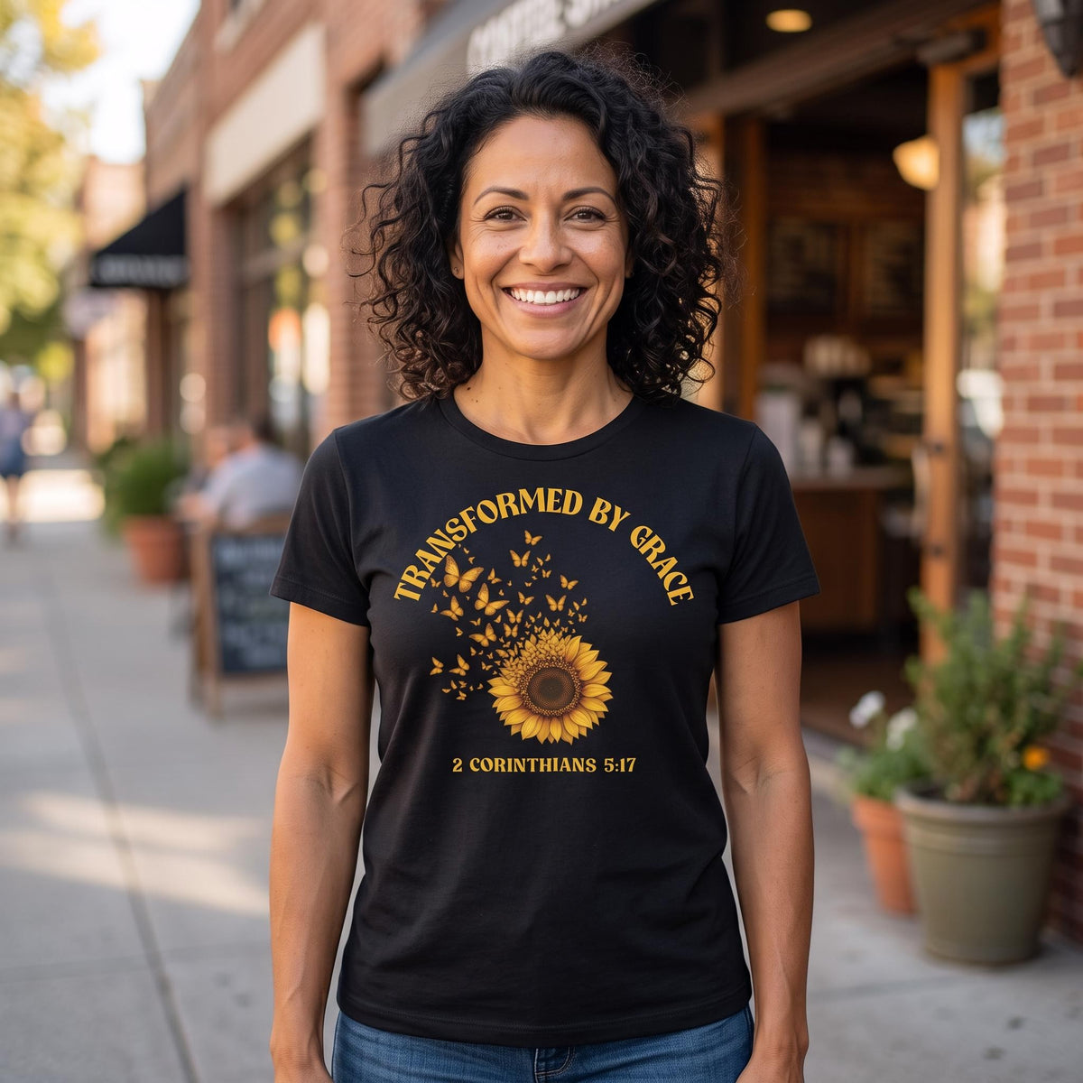Transformed by Grace Premium Women’s Tee