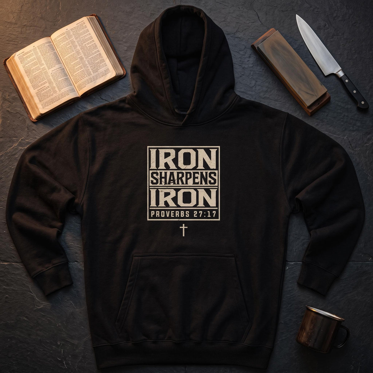 Iron Sharpens Iron Men's Hoodie