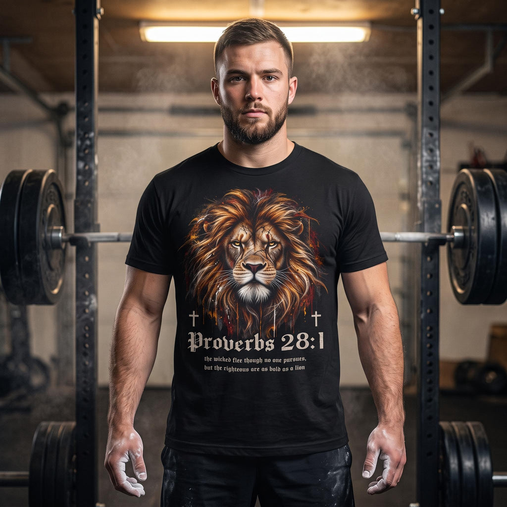 Lion of Judah - Joshua 1:9 Men's Premium Tee