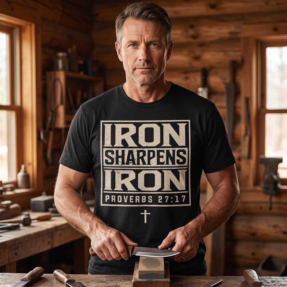 Iron Sharpends Iron Men's Premium Tee