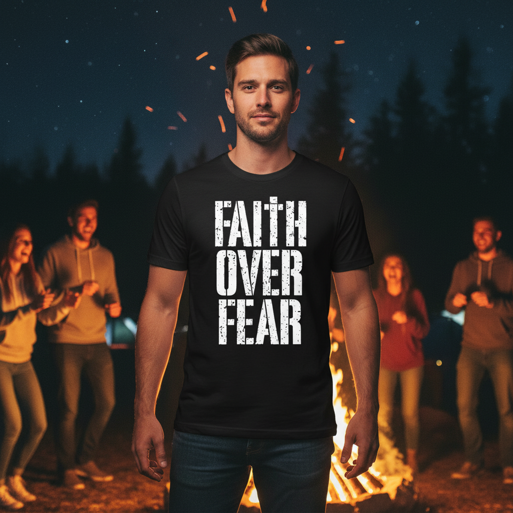 Faith Over Fear vintage t-shirt