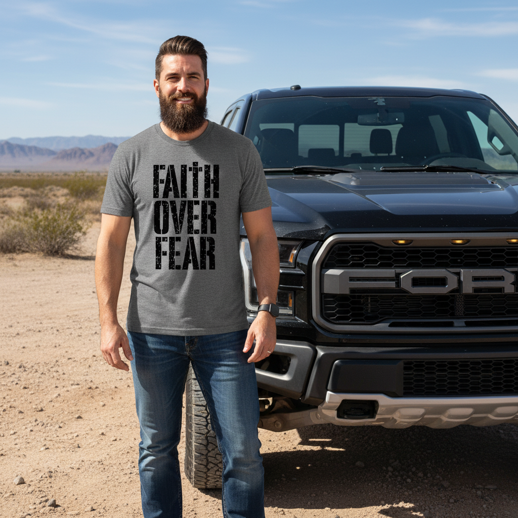 Faith Over Fear vintage t-shirt