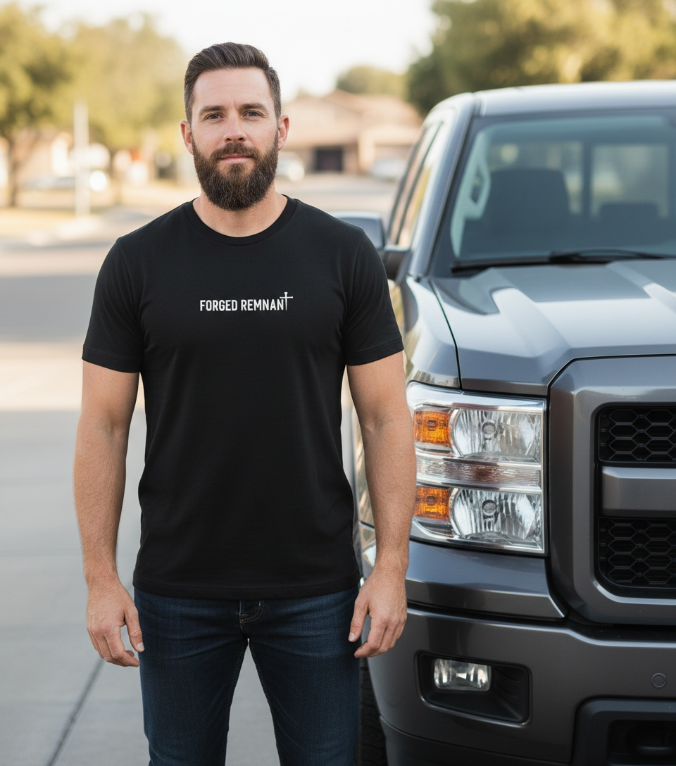 Break The Teeth of The Wicked — Psalm 3:7 Front & Back T-Shirt